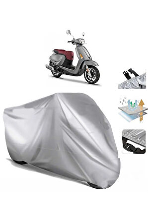 Kymco Like 125  Arka Çanta (bağlantı Tokalı) Uyumlu SolarBlock Prime Motosiklet Brandası Örtüsü
