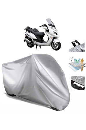 Kymco Grand Dink 250 (bağlantı Tokalı) Uyumlu SolarBlock Prime Motosiklet Brandası Örtüsü