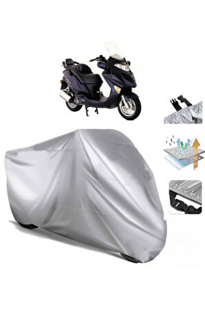 Kymco Grand Dink 150 (bağlantı Tokalı) Uyumlu SolarBlock Prime Motosiklet Brandası Örtüsü