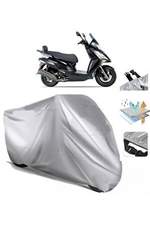 Kymco Dink 200i  Arka Çanta (bağlantı Tokalı) Uyumlu SolarBlock Prime Motosiklet Brandası Örtüsü