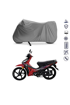 Kral Kr-50 Capella Çantalı  Bağlantı Tokalı  Uyumlu SolarBlock Prime Motosiklet Brandası Örtüsü