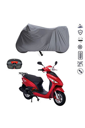 Salcano Spider 100 Çantalı  Bağlantı Tokalı  Uyumlu SolarBlock Prime Motosiklet Brandası Örtüsü