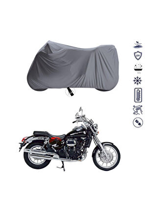 DAELİM DAYSTAR 250  Bağlantı Tokalı  Uyumlu SolarBlock Prime Motosiklet Brandası Örtüsü