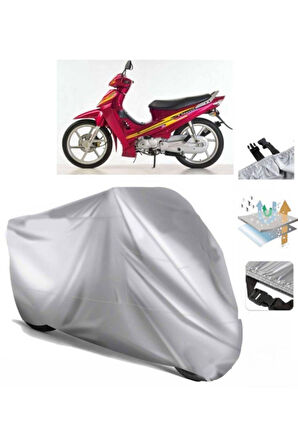 Kanuni Elite 100  Arka Çanta (bağlantı Tokalı) Uyumlu SolarBlock Prime Motosiklet Brandası Örtüsü