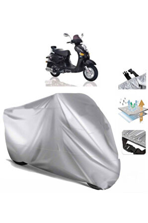 Kanuni Classic 125  Arka Çanta (bağlantı Tokalı) Uyumlu SolarBlock Prime Motosiklet Brandası Örtüsü