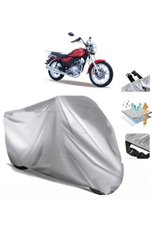 Kanuni Bora 125  Arka Çanta (bağlantı Tokalı) Uyumlu SolarBlock Prime Motosiklet Brandası Örtüsü