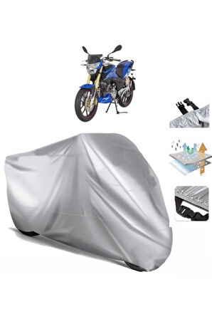 Mondial 180 Z-one S  Arka Çanta (bağlantı Tokalı) Uyumlu SolarBlock Prime Motosiklet Brandası Örtüsü