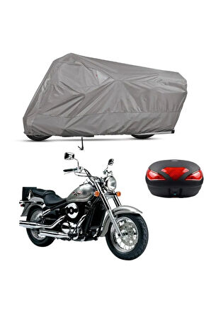 Kawasaki Vn 800 Classsic Arka Çanta   Bağlantı Tokalı  Uyumlu SolarBlock  Motosiklet Brandası Örtüsü