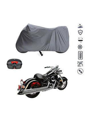 Kawasaki VN 800 Drifter Arka Çanta  Bağlantı Tokalı  Uyumlu SolarBlock  Motosiklet Brandası Örtüsü