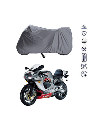 APRİLİA RSV MİLLE Çantalı  Bağlantı Tokalı  Uyumlu SolarBlock Prime Motosiklet Brandası Örtüsü