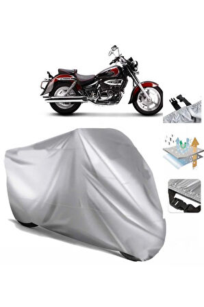 Hyosung Gv 250 (BAĞLANTI TOKALI) Uyumlu Solarblock Prime Motosiklet Brandası Örtüsü