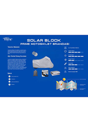 Husqvarna Tc 85 19_16   Bağlantı Tokalı  Uyumlu SolarBlock Prime Motosiklet Brandası Örtüsü
