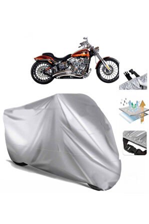 Harley-davidson Cvo Breakout (bağlantı Tokalı) Uyumlu SolarBlock Prime Motosiklet Brandası Örtüsü