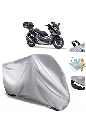 Honda Nss250 Forza  Arka Çanta (bağlantı Tokalı) Uyumlu SolarBlock Prime Motosiklet Brandası Örtüsü