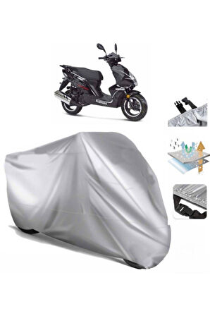 Kanuni Ronny S  Arka Çanta (bağlantı Tokalı) Uyumlu SolarBlock Prime Motosiklet Brandası Örtüsü