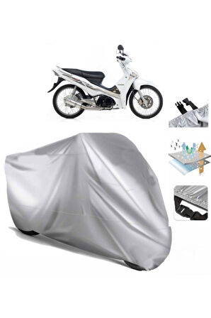 Honda Innova 125  Arka Çanta (bağlantı Tokalı) Uyumlu SolarBlock Prime Motosiklet Brandası Örtüsü
