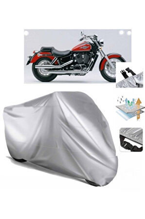 Honda Vt 1100 Shadow Ace  Arka Çanta (bağlantı Tokalı) Uyumlu SolarBlock  Motosiklet Brandası Örtüsü