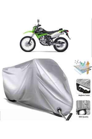 Kawasaki Klx 250  Arka Çanta (bağlantı Tokalı) Uyumlu SolarBlock Prime Motosiklet Brandası Örtüsü