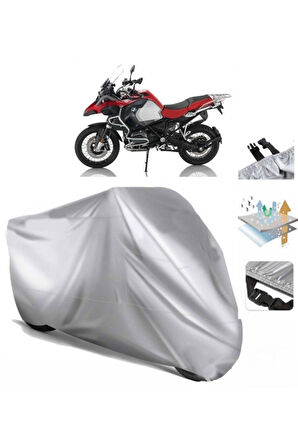 Bmw R 1200 Gs Adventure  Arka Çanta (bağlantı Tokalı) Uyumlu SolarBlock  Motosiklet Brandası Örtüsü