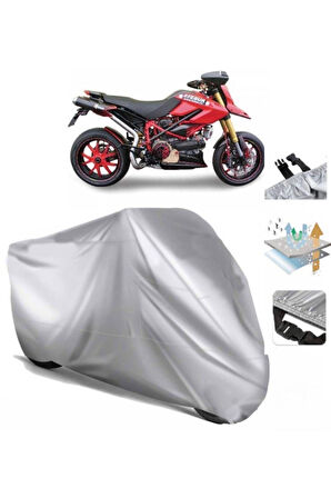 Ducati Hypermotard 1100  Arka Çanta (bağlantı Tokalı) Uyumlu SolarBlock  Motosiklet Brandası Örtüsü
