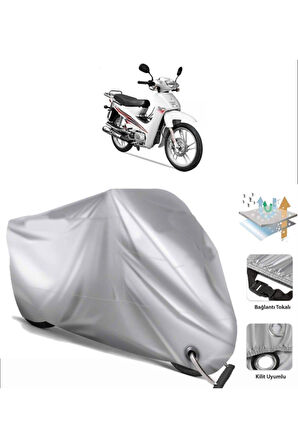 Yuki Yk-100-7a Gusto (bağlantı Tokalı) Uyumlu SolarBlock Prime Motosiklet Brandası Örtüsü