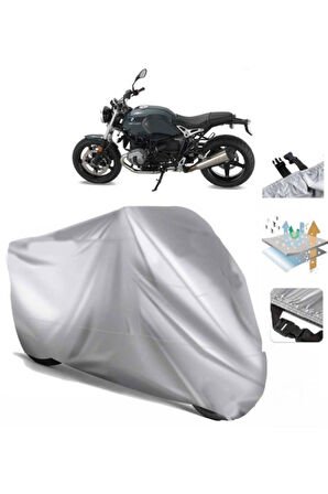 Bmw R Nine T Pure  Arka Çanta (bağlantı Tokalı) Uyumlu SolarBlock Prime Motosiklet Brandası Örtüsü