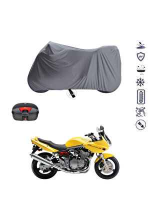 SUZUKİ GSF 600 BANDİTÇantalı  Bağlantı Tokalı  Uyumlu SolarBlock Prime Motosiklet Brandası Örtüsü