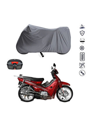 YUKİ YK 125 -REX Arka Çanta  Bağlantı Tokalı  Uyumlu SolarBlock Prime Motosiklet Brandası Örtüsü