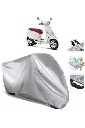 Vespa Primavera 50  Arka Çanta (bağlantı Tokalı) Uyumlu SolarBlock Prime Motosiklet Brandası Örtüsü