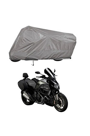 Ducati Diavel Strada Bağlantı Tokalı Uyumlu Solarblock Prime Motosiklet Brandası Örtüsü