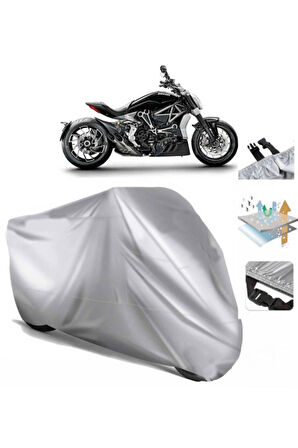 Ducati Diavel Xdiavel S  Arka Çanta (bağlantı Tokalı) Uyumlu SolarBlock  Motosiklet Brandası Örtüsü