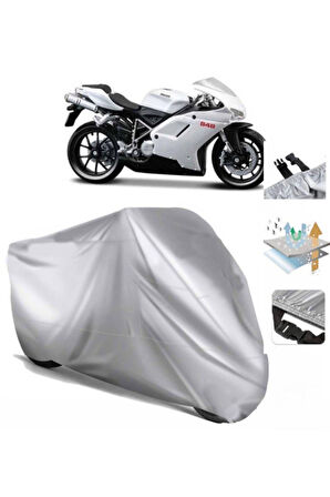 Ducati 848  Arka Çanta (bağlantı Tokalı) Uyumlu SolarBlock Prime Motosiklet Brandası Örtüsü