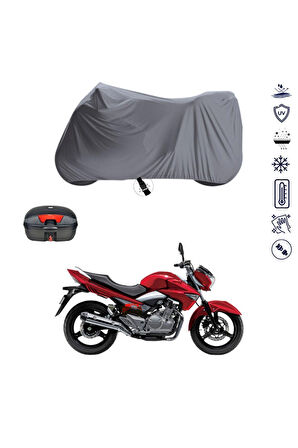 Suziki GW250 Inazuma Çantalı  Bağlantı Tokalı  Uyumlu SolarBlock Prime Motosiklet Brandası Örtüsü