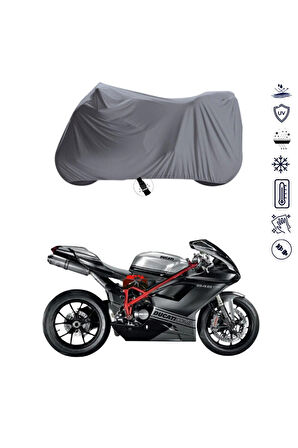 Ducati 848 Evo Bağlantı Tokalı  Uyumlu SolarBlock Prime Motosiklet Brandası Örtüsü