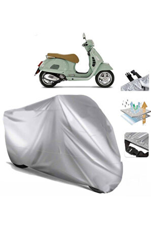 Vespa Gts 300  Arka Çanta (bağlantı Tokalı) Uyumlu SolarBlock Prime Motosiklet Brandası Örtüsü