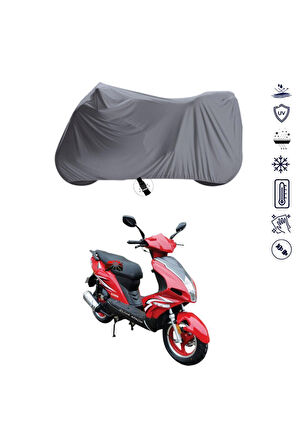 Apachi Cobra 125  Bağlantı Tokalı  Uyumlu SolarBlock Prime Motosiklet Brandası Örtüsü