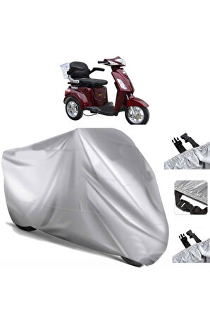 Apachi Toros Elektrikli Arka Çanta (bağlantı Tokalı) Uyumlu SolarBlock  Motosiklet Brandası Örtüsü