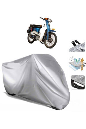 Honda C 90  Arka Çanta (bağlantı Tokalı) Uyumlu SolarBlock Prime Motosiklet Brandası Örtüsü