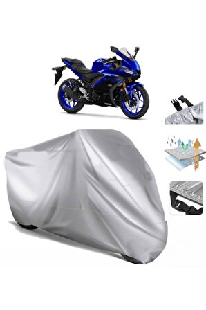 Yamaha Yzf R25 Abs  Arka Çanta (bağlantı Tokalı) Uyumlu SolarBlock Prime Motosiklet Brandası Örtüsü