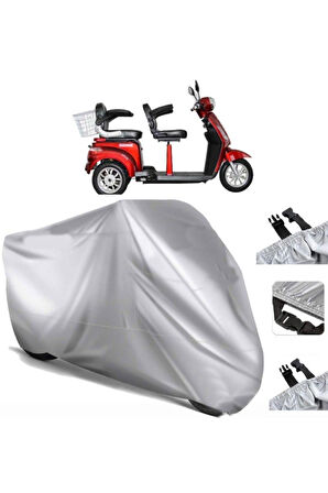 Apachi Side Elektrikli Arka Çanta (bağlantı Tokalı) Uyumlu SolarBlock  Motosiklet Brandası Örtüsü