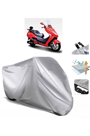 Dorado Sandor 250  Arka Çanta (bağlantı Tokalı) Uyumlu SolarBlock Prime Motosiklet Brandası Örtüsü