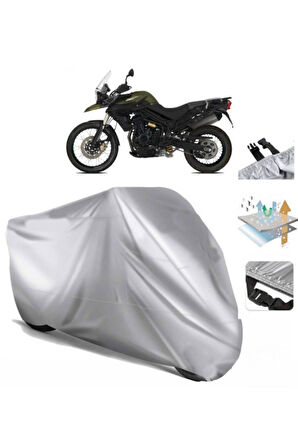 Triumph Tiger 800 Xc  Arka Çanta (bağlantı Tokalı) Uyumlu SolarBlock  Motosiklet Brandası Örtüsü