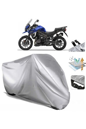 Triumph Tiger Explorer Xrx (bağlantı Tokalı) Uyumlu SolarBlock Prime Motosiklet Brandası Örtüsü