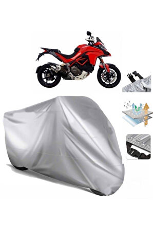 Ducati Multistrada 1200  Arka Çanta (bağlantı Tokalı) Uyumlu SolarBlock  Motosiklet Brandası Örtüsü