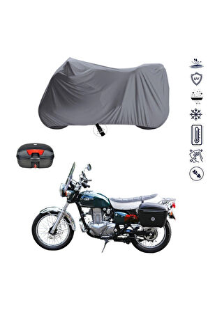 Truva Tr 250  Bağlantı Tokalı  Uyumlu SolarBlock Prime Motosiklet Brandası Örtüsü