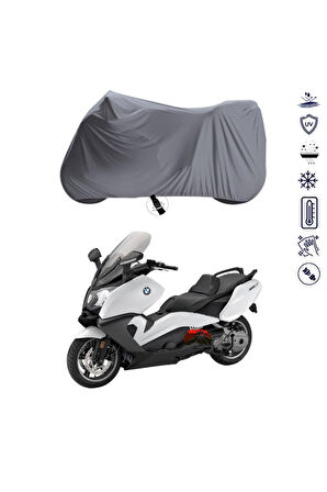 Bmw C 650 GT Çantalı  Bağlantı Tokalı  Uyumlu SolarBlock Prime Motosiklet Brandası Örtüsü