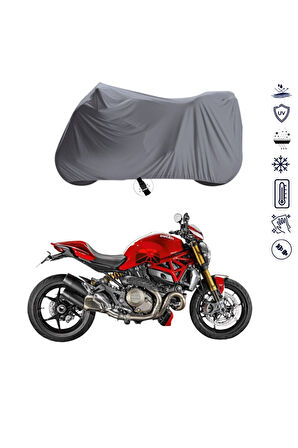DUCATİ MONSTER 1200 S Bağlantı Tokalı  Uyumlu SolarBlock Prime Motosiklet Brandası Örtüsü