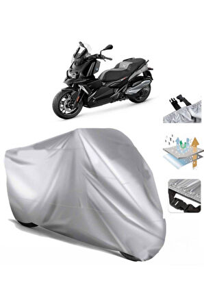 Bmw C 400 X (bağlantı Tokalı) Uyumlu SolarBlock Prime Motosiklet Brandası Örtüsü