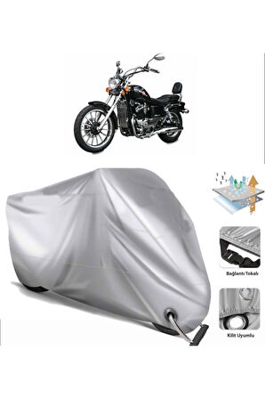 Regal Raptor Dd125e  Arka Çanta (bağlantı Tokalı) Uyumlu SolarBlock Prime Motosiklet Brandası Örtüsü