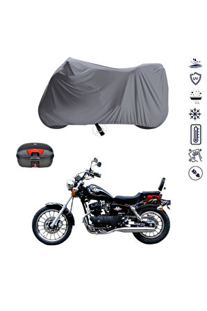 REGAL RAPTOR DD 250E-9B Arka Çanta  Bağlantı Tokalı  Uyumlu SolarBlock  Motosiklet Brandası Örtüsü